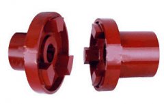 Three-jaw coupling for pump